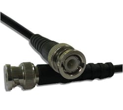 Coaxial cable assemblies like this one are a staple of Amphenol RF. The company recently merged its RF and Connex business units under the Amphenol RF name.