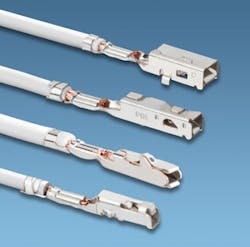 Delphi Automotive offers these Delphi OCS 1.2 mm Terminals for automotive connectivity. On July 30, Delphi announced a $1.85-billion agreement to acquire HellermannTyton. Delphi Automotive offers these Delphi OCS 1.2 mm Terminals for automotive connectivity. On July 30, Delphi announced a $1.85-billion agreement to acquire HellermannTyton.