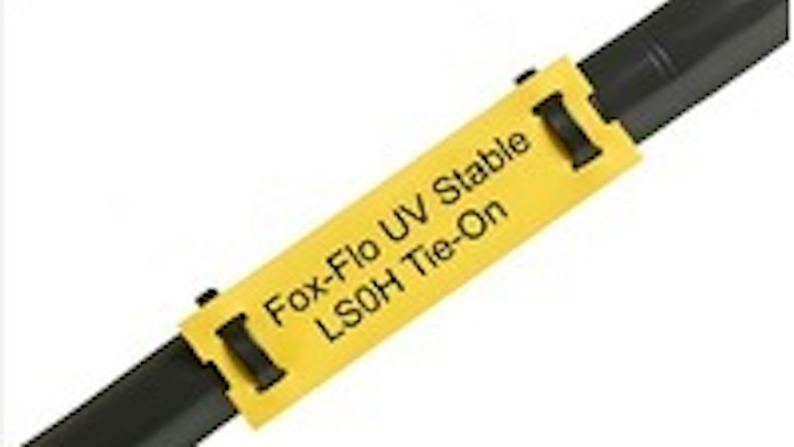 Silver Fox's 10-mm-wide addition to its Fox-Flow UV-Stable LSZH Tie-On Cable Label product line brings the total number of tie-on options available from the company, to 44.