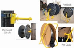 Fiber-optic cable installation tools for aerial, underground projects