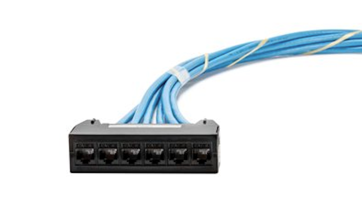 The RapidNet RNS Short Body Cassette is designed to work with angled RapidNet panels, allowing double density in the preterminated copper cabling system.