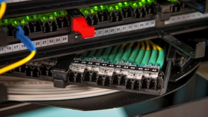 TE Connectivity's QRapid Fiber Panel incorporates Quareo physical layer management technology, for real-time visibility to network adds, moves, and changes.