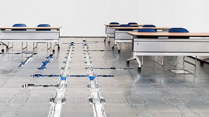FreeAxez fine tunes underfloor cable management systems for increased sustainability