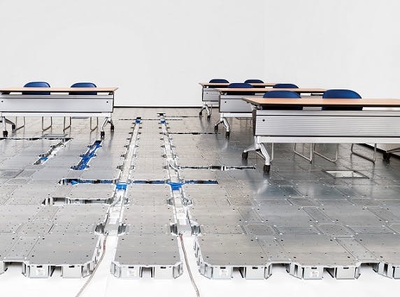 FreeAxez fine tunes underfloor cable management systems for increased sustainability