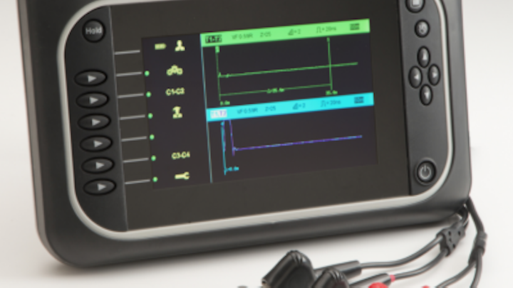 TDR locates faults on mixed paired metallic cables