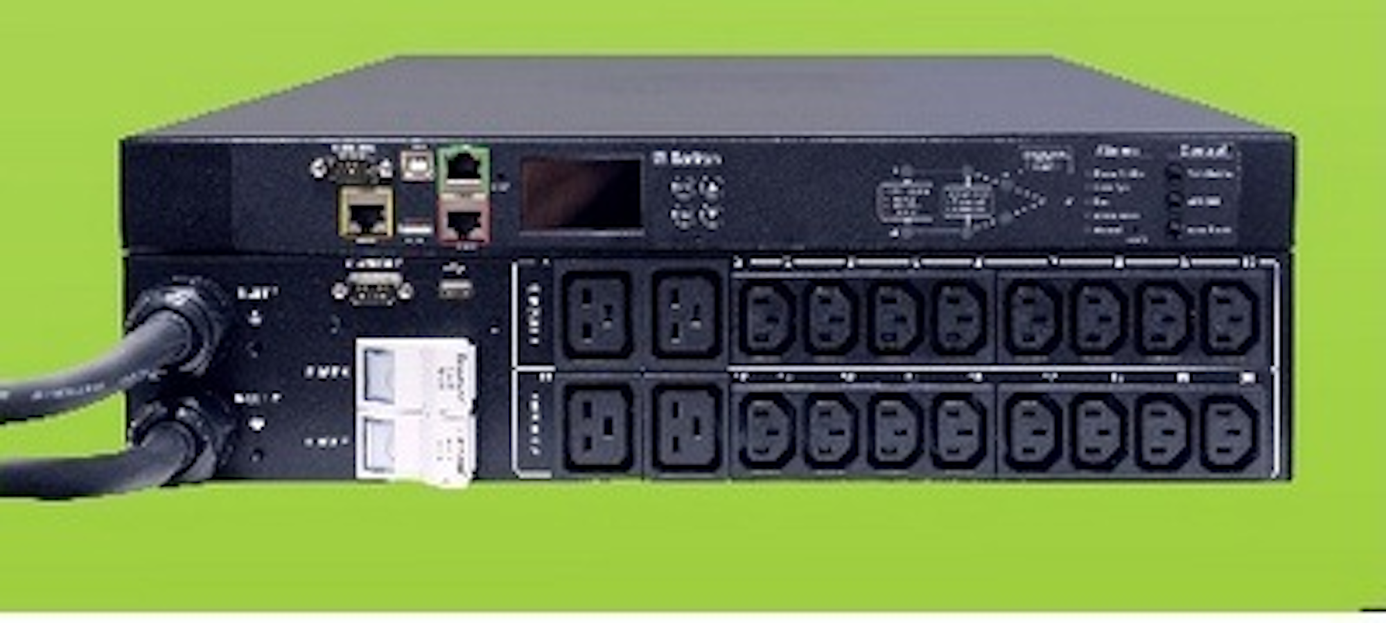 Rack transfer switch provides data center power monitoring at the ...
