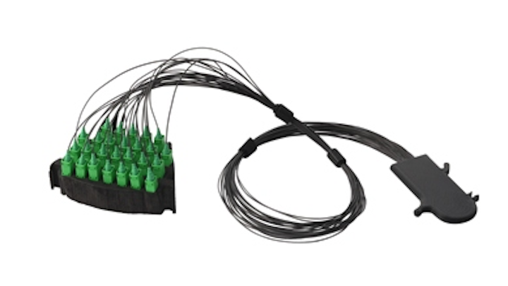 The WaveSmart High Density Splitter, part of Clearfield's FieldSmart Makwa Fiber Distribution Hub, uses a 75% smaller package with smaller-diameter legs, resulting in 70% less cable pile-up than traditional packaging.