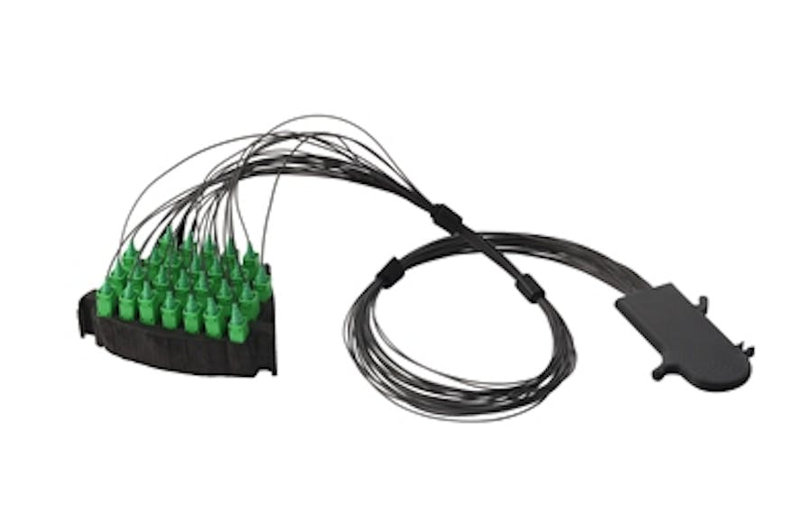 The WaveSmart High Density Splitter, part of Clearfield&apos;s FieldSmart Makwa Fiber Distribution Hub, uses a 75% smaller package with smaller-diameter legs, resulting in 70% less cable pile-up than traditional packaging.