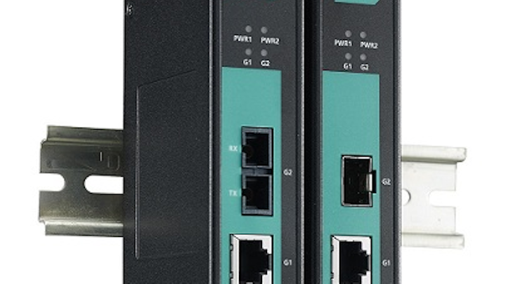Media converters slash Gigabit Ethernet-to-fiber connectivity costs in harsh industrial environments