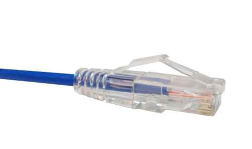 Unirise says smaller 28AWG patch cord uses 50% less space in high-density installation pathways
