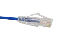 Unirise says smaller 28AWG patch cord uses 50% less space in high-density installation pathways Unirise says smaller 28AWG patch cord uses 50% less space in high-density installation pathways