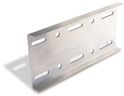 Super-duty cable tray splice plate reduces number of required structural supports Super-duty cable tray splice plate reduces number of required structural supports