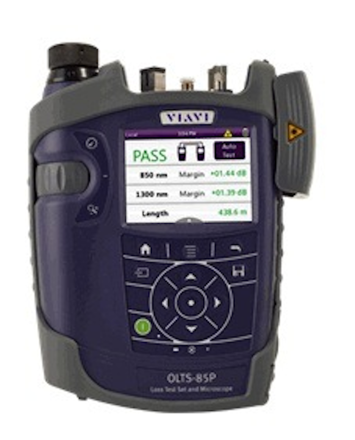 Viavi Solutions' OLTS-85/85P combines industry standard Tier 1 testing and endface inspection in accordance with IEC 61300-3-35.