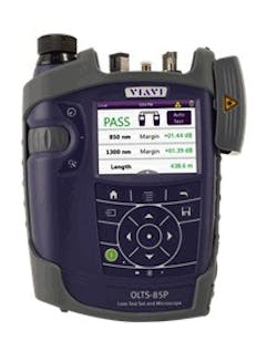 Viavi Solutions' OLTS-85/85P combines industry standard Tier 1 testing and endface inspection in accordance with IEC 61300-3-35. Viavi Solutions' OLTS-85/85P combines industry standard Tier 1 testing and endface inspection in accordance with IEC 61300-3-35.