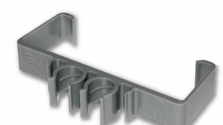 AFC's MC SnapIt 4-inch stud strap can be used to help both electrical and low-voltage cable installation jobs.
