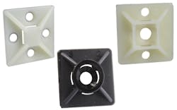 Burndy adds cable tie mounting bases Burndy adds cable tie mounting bases