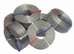 General Machine Products introduced three grades of stainless steel lashing wire: Type 430, Type 302 and Type 316. General Machine Products introduced three grades of stainless steel lashing wire: Type 430, Type 302 and Type 316.