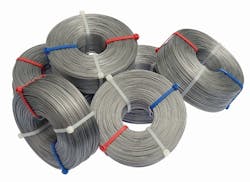 General Machine Products introduced three grades of stainless steel lashing wire: Type 430, Type 302 and Type 316.