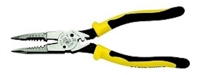 Klein Tools' latest all-purpose long-nose pliers combine crimper, wire stripper