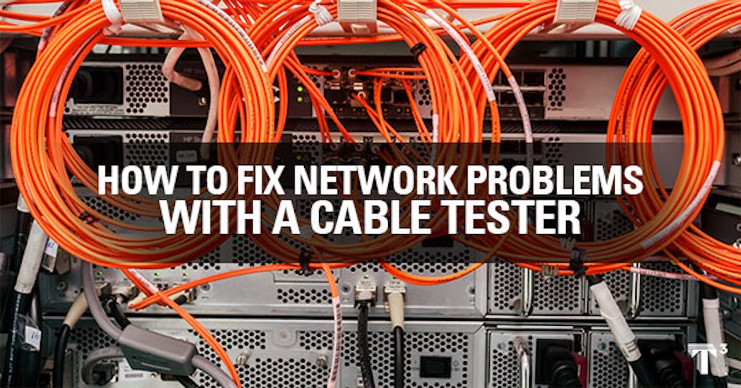 Network cable tester tips