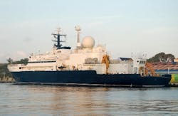 Russia's scientific exploration vessel Yantar was mentioned in a New York Times article reporting on U.S. intelligence's wariness of Russian vessels' proximity to undersea data cables. Russia's scientific exploration vessel Yantar was mentioned in a New York Times article reporting on U.S. intelligence's wariness of Russian vessels' proximity to undersea data cables.