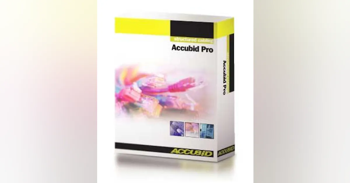 Accubid Software.pdf Estimating software for streamlined job bidding | Cabling Installation ...
