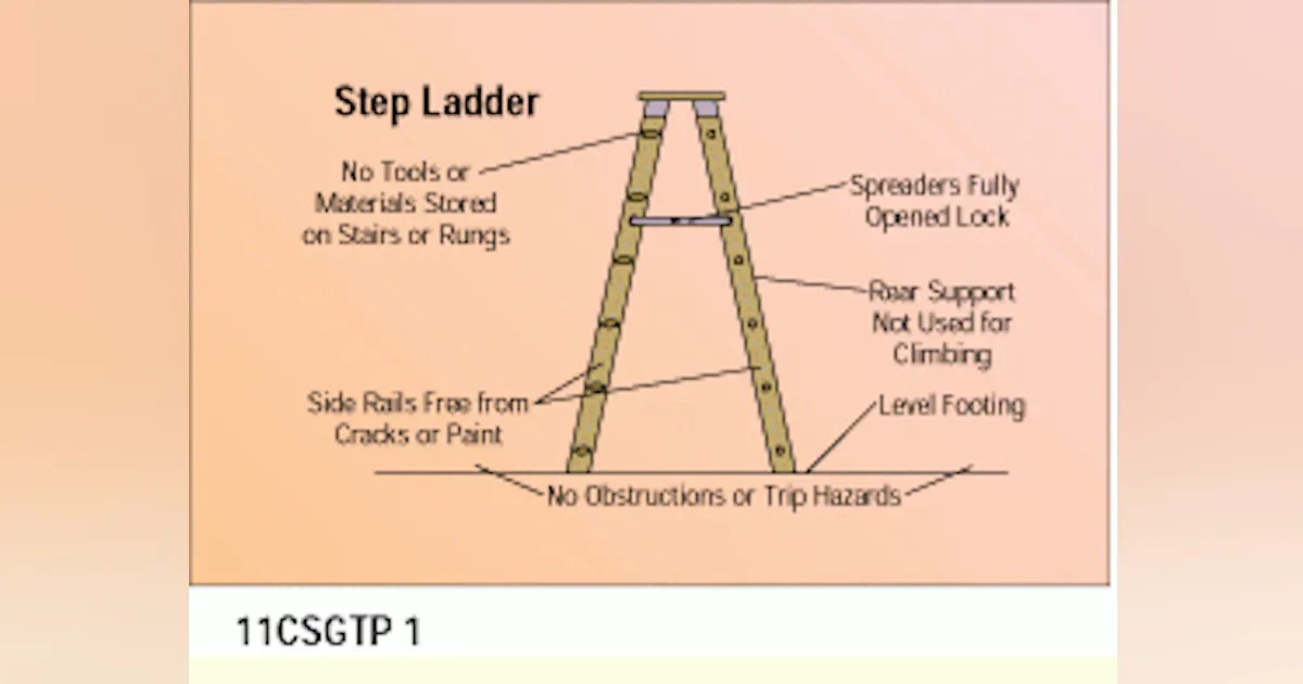 Maintaining and using a ladder safely | Cabling Installation & Maintenance