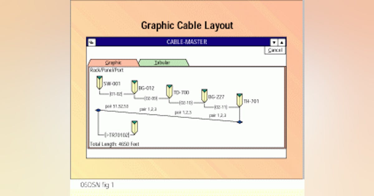 Software facilitates cabling design, installation and maintenance ...