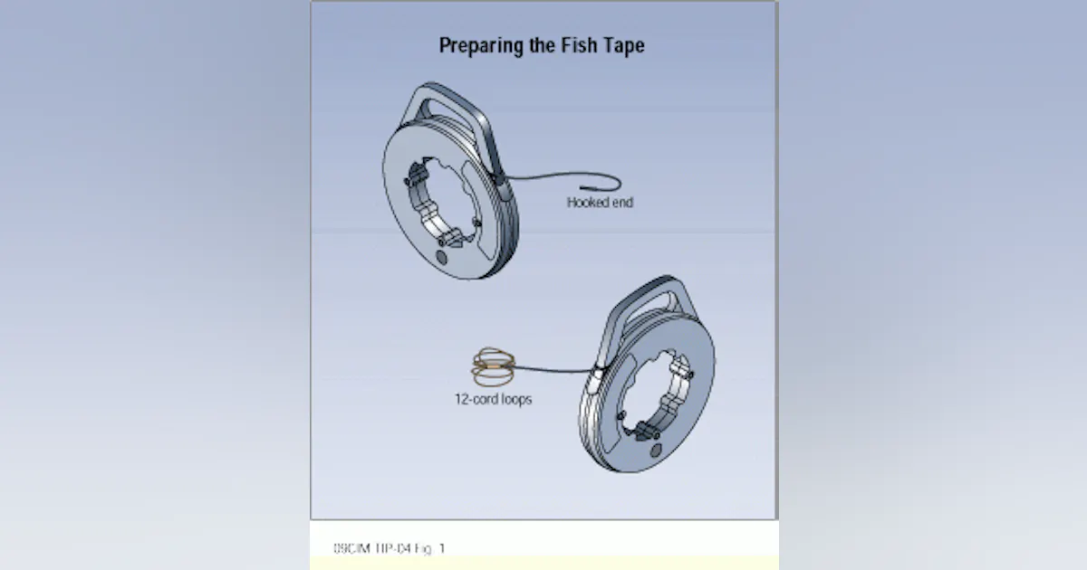 Conduit Fish Fishing a large conduit made easier | Cabling Installation & Maintenance