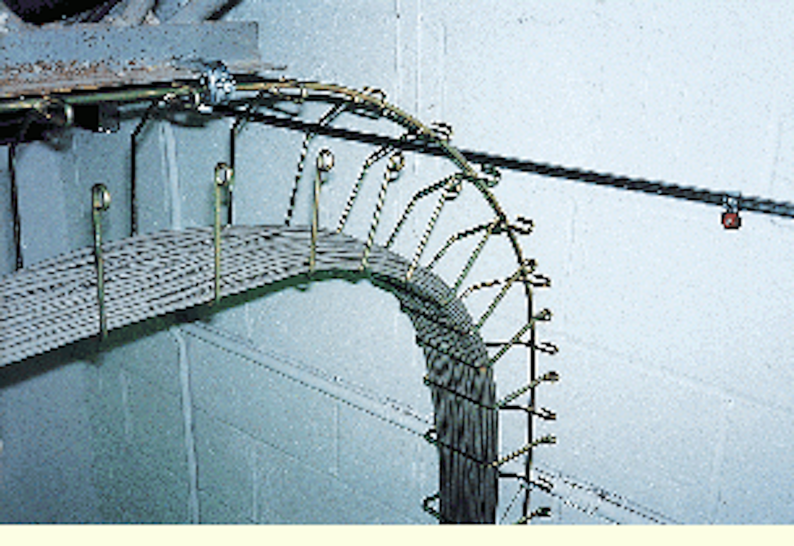 Cable-hanging hardware supports horizontal cabling runs | Cabling ...