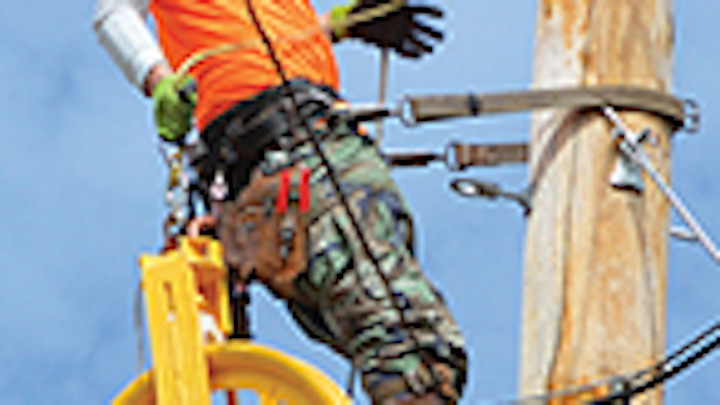 Aerial sheave system eases ADSS fiber-optic cable installation