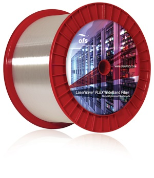 OFS demonstrated its LaserWave Flex Wideband Multimode Fiber in several setups using Finisar transceivers at OFC.