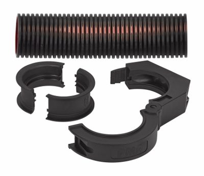 The PMA XR90 line of multilayered conduit, from Thomas and Betts, now includes sizes up to NW 70 and metric 80. As such, the conduit line protects a greater range of cable for robotic and automation applications.