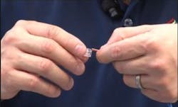 This screenshot is taken from the new InfoComm Course 'How to Install and Validate Category Cable for AV.' The 10-hour online course includes a skills demonstration component. Students will take photos or video of their termination and validation tests. The course also features 10 demonstration videos. This screenshot is taken from the new InfoComm Course 'How to Install and Validate Category Cable for AV.' The 10-hour online course includes a skills demonstration component. Students will take photos or video of their termination and validation tests. The course also features 10 demonstration videos.