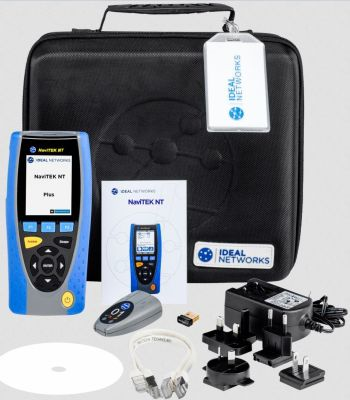 Ideal Industries' Navitek NT tester is an alternative to laptop-based testing and troubleshooting tools for cabling technicians.