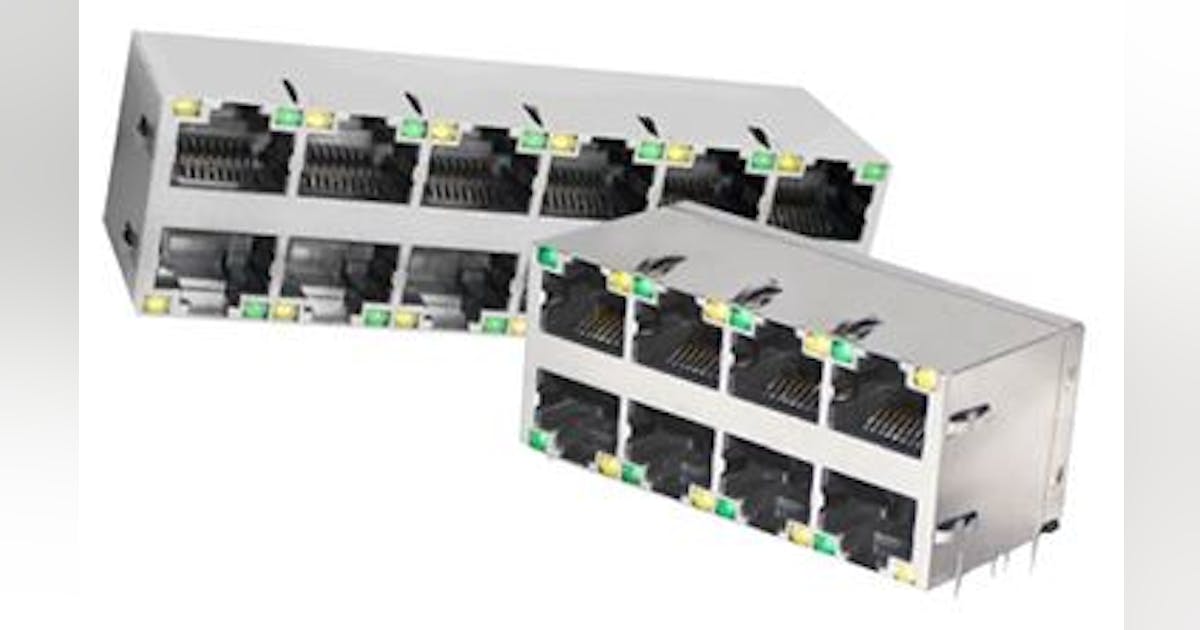 RJ45 connectors with LED indicator lights | Cabling Installation ...