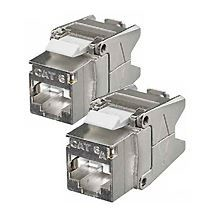 Hubbell Premise Wiring's tool-less Category 6 and Category 6A shielded jacks