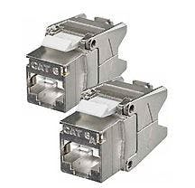 Hubbell Premise Wiring&apos;s tool-less Category 6 and Category 6A shielded jacks