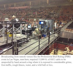 Fiber-optic cables meet increasing demands for broadcast and AV installations Fiber-optic cables meet increasing demands for broadcast and AV installations