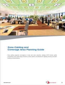 Siemon has published the Zone Cabling and Coverage Area Planning Guide, developed to assist infrastructure designers and architecture ensure flexible designs that provide benefits within intelligent buildings. Siemon has published the Zone Cabling and Coverage Area Planning Guide, developed to assist infrastructure designers and architecture ensure flexible designs that provide benefits within intelligent buildings.