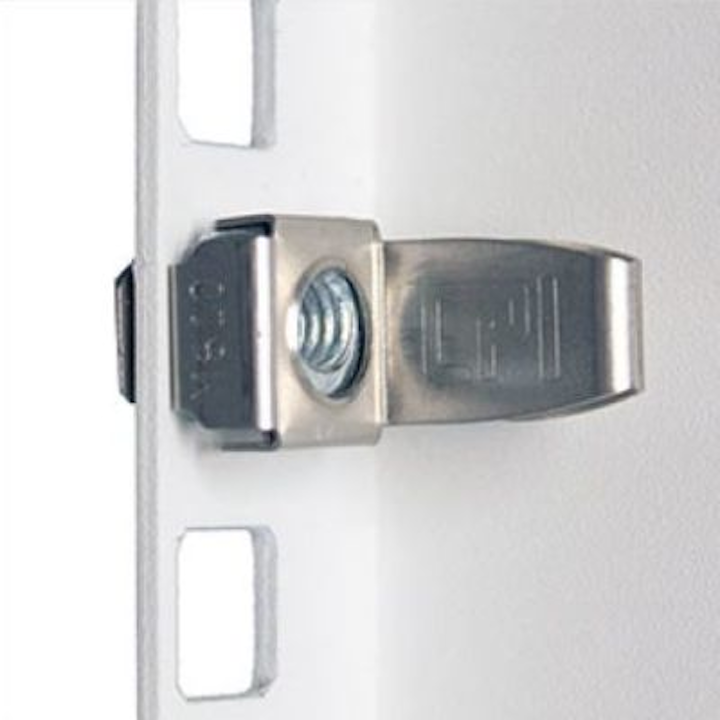 CPI’s ClikNut is a toolless alternative to traditional cage nuts