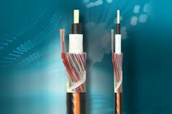 Datwyler's newly introduced 12x24 singlemode fiber cable is 10.4 mm in diameter, making it ideal for blowing into microducts of 12 mm or greater internal diameter. Datwyler's newly introduced 12x24 singlemode fiber cable is 10.4 mm in diameter, making it ideal for blowing into microducts of 12 mm or greater internal diameter.