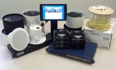 With its acquisition of Dynasound's assets, Cambridge Sound Management gained, among other systems, this Power over Ethernet sound masking system.