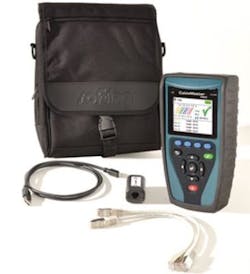 Softing's cable test portfolio now includes the CableMaster line of cable and network verifiers. The CableMaster 800 kit is shown here. Softing's cable test portfolio now includes the CableMaster line of cable and network verifiers. The CableMaster 800 kit is shown here.
