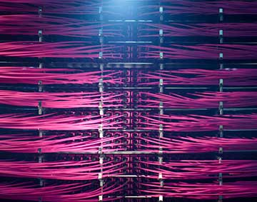 R&M depicts cinema-quality 10/40/100GbE fiber-optic cable managment