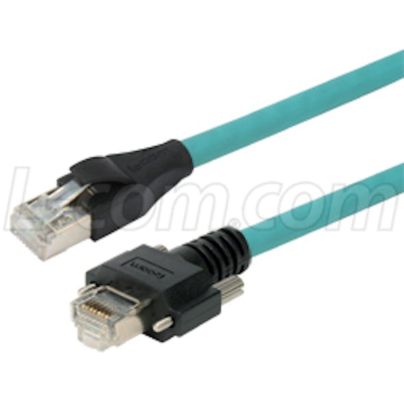 L-com launches RJ45 Ethernet cable assemblies in Cat 5e, Cat 6A optimized for machine vision systems
