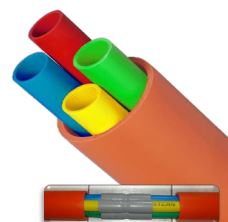 This multi-duct conduit from Gravenhurst Plastics Ltd. is now part of Mexichem's portfolio. When acquiring Gravenhurst, Mexichem said the company's products complement those of Dura-Line.