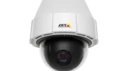 Axis Communications IP cameras like this one are compatible with Omnitron Systems' OmniConverter Power over Ethernet PoE media converters.