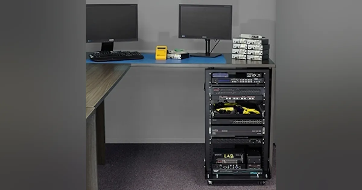 Rolling equipment racks hold up to 1500 pounds of IT equipment, fit ...