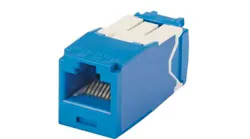 Pictured here is a Category 6A jack from Panduit. The company's RJ45 jacks and copper cabling recently achieved environmental product declaration (EPD) certifications from UL Environmental.